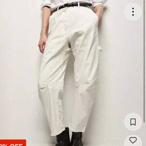 *RARE* White Nili Lotan utility pant